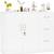 NEW Metal Storage Cabinet with 2 Doors and 3 Drawers - White 1 thumbnail