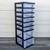 8 level sliding drawer portable tower storage cart plastic organizer 3 thumbnail