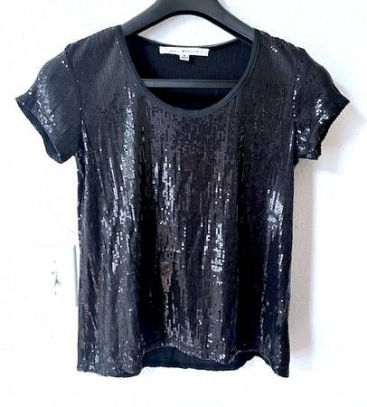 ** Women's MAX STUDIO Sparkling Sequin Tunic - Sz Small ** 1