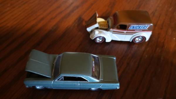 Johnny Lightning car and Snickers 1