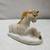 Ceramic White 2.25" Bisqueware Unicorn Figurine - Gold Accents 4 thumbnail