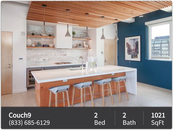 $2,599 / 2 habitaciones - 1021 pies² - ¡Te encantará nuestro estilo! Vida urbana sofisticada en Portland (Portland - Centro)63831326123009121