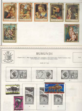 Stamps (BURUNDI) 78 Different 1
