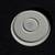 TREND PACIFIC BAUHAUS Modernist Minimalist Stoneware White Salad Plate 20 thumbnail