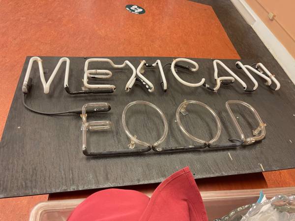 Large Mexican Neon Sign 1