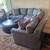 J Sectional 2 piece by Vanguard Furniture 109” x 109” 4 thumbnail