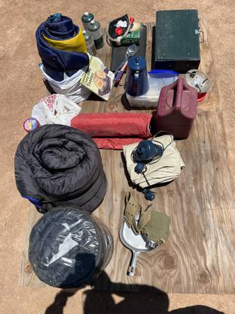 Camping stuff 1