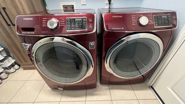 Samsung Front Load Washer and Electric Dryer 1