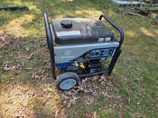 WESTINGHOUSE 7500 / 9000 GENERATOR LIKE NEW 1