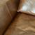Pottery Barn Brown Leather Chaise Lounge chair 3 thumbnail
