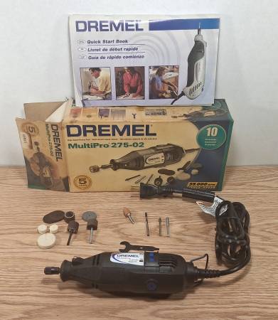 Dremel MultiPro Model 275-02 Single Speed Rotary Tool Kit 1