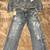 Polo Ralph Lauren Set Outfit Paint Splatter Denim Trucker  Jacket Medium Classic 4 thumbnail