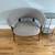 Set of Two Mid-Century Modern Barrel Accent Chairs 1 thumbnail