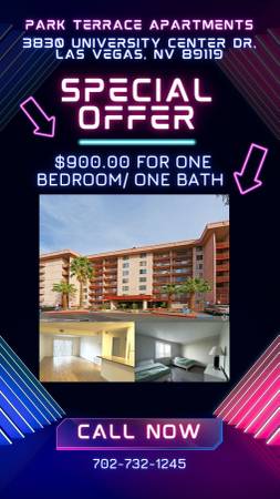 $900.00 ONE BEDROOM SPECIAL!!1 1