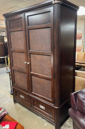 Linen Armoire with Drawers 65960 1
