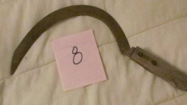 Antique hand scythe 1