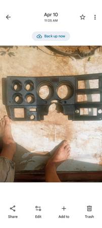 Vintage Chevy speedometer bezel fair condition $45 1