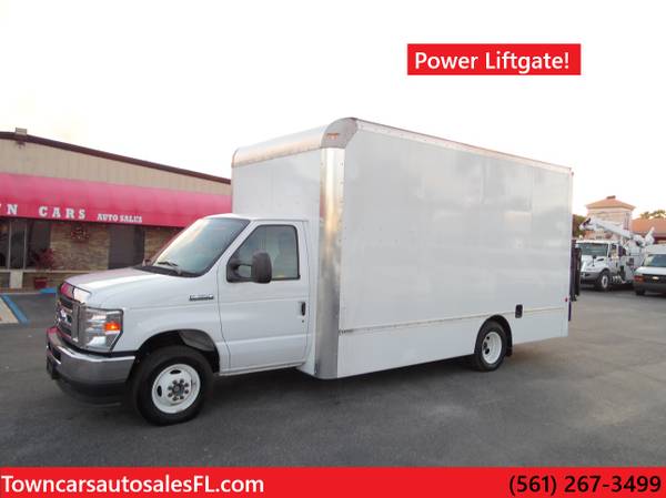 2024 Ford E350 BOX TRUCK 16' FOOTER Cargo Cutaway BOX TRUCK W/Liftgate 1