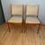 2 Teak D-scan Dining Chairs Denmark mid century furniture Mcm 1 thumbnail