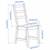 White Extendable Dining Table + 4 Chairs 7 thumbnail