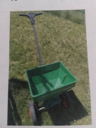 Vintage Scotts Speedy Green Broadcast Spreader 1