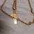 18kt Gold Rope Chain and 2 Tone Gold Cross 15.9g for Spot Price 3 thumbnail