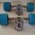 2 Neil Carver Gull Wing Longboat Trucks 4 Nine Ball Blue Wheels 3 thumbnail