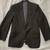 Men’s Size 39R 2 Button Blazer Suit Gray 1 thumbnail