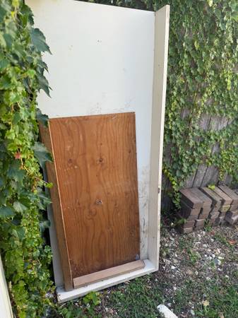 Free PVC countertop 2” thick, approximately 4ft tall, regular width 1