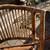 Set of 3 vintage tortoiseshell bamboo folding chairs A207 7 thumbnail