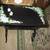 Hand Painted Bench / Plant Stand with Metal Base 1 thumbnail