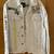 New Zara Men’s Size XL White Denim Jacket 2 thumbnail