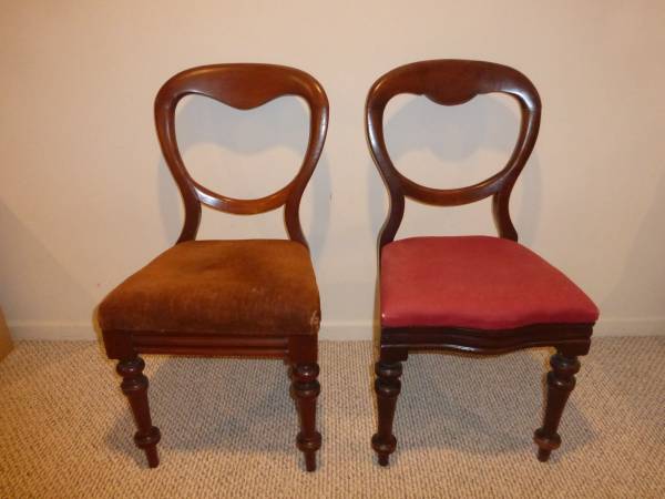 2 Victorian Mahogany Chairs!! 1