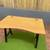 Modern Bamboo Desk with Cable Ports – Sturdy Metal Legs 2 thumbnail