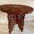 2 hand carved 3 legged wood tables 5 thumbnail