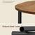 VASAGLE Side Table, Small End Table, Tall Nightstand, Steel Frame
For Living Roo 5 thumbnail