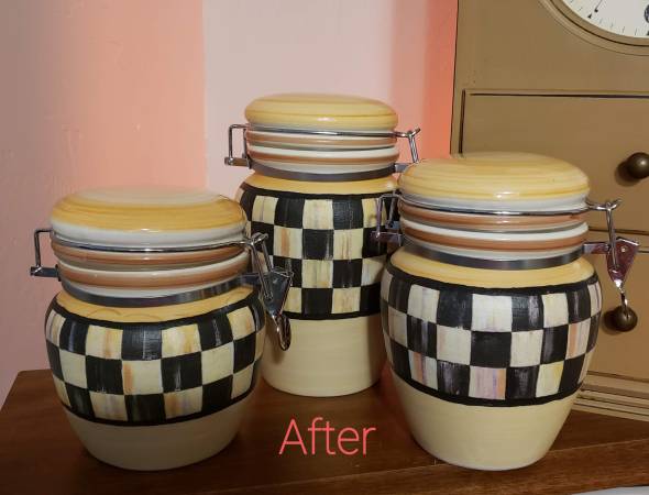 Mackenzie-childs/like Canister Set 1