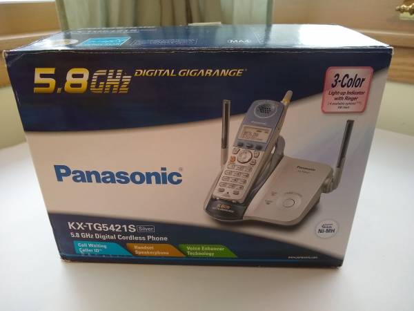 Panasonic Digital Cordless Phone KX-TG5421S 5.8 GHz 1