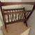 Mid Century Danish Modern Teak Folding Magazine Rack. 6 thumbnail