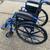 Blue drive wheelchair 4 thumbnail