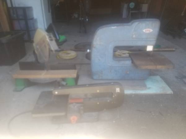 Craftsman band saw, chop saw 1