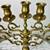 Large Antique Brass Menorah 4 thumbnail