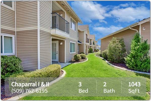 $1,391 / 3br - 1043ft2 - Wonderful 1043 sqft, 3 bed, 2 bath floorplan in Moses Lake (Moses Lake)63793059811969120