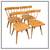 Paul Mccobb For Planner Group Modern Dining Chairs, Set Of Four 1 thumbnail