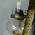 Vintage oil Lamp Clear Glass 20 height Nice 10 thumbnail