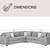 Members Mark Lowell Sectional New in Box 1 thumbnail