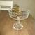 Cut Glass PEDESTAL bowls, vintage antique lid GLASS pcs 17 thumbnail