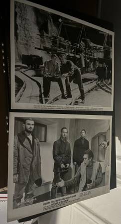 Gregory Peck The Guns of Navarone 1961 two original movie photos 1