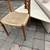 Svegards Markaryd Danish Modern dining chair w/ cord seat as is A69 6 thumbnail