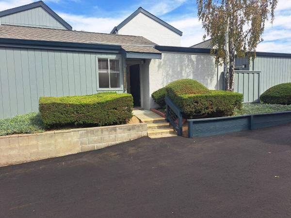 2 bed, 1 full bath, 2 small patios, 1 carport and also 1 car space 1